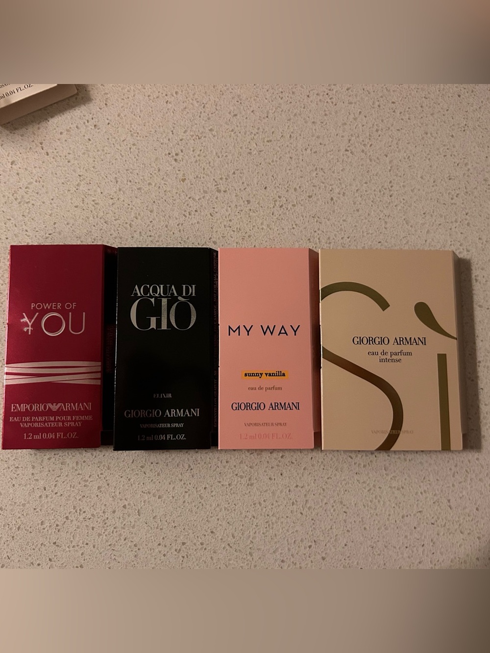 Giorgio Armani Minis sampler NEW